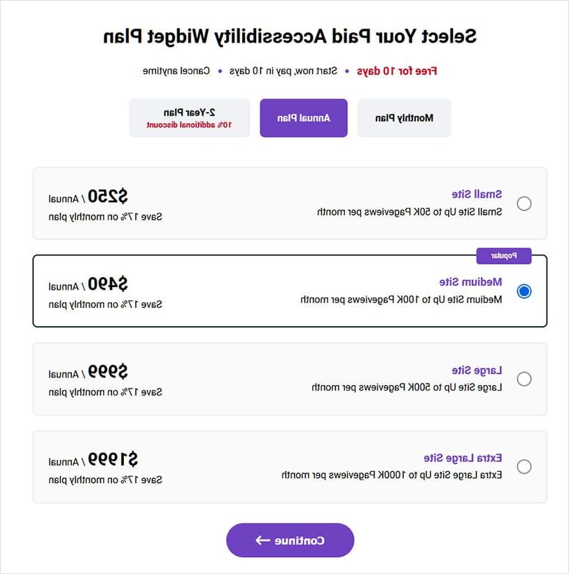 website ada accessibility widget